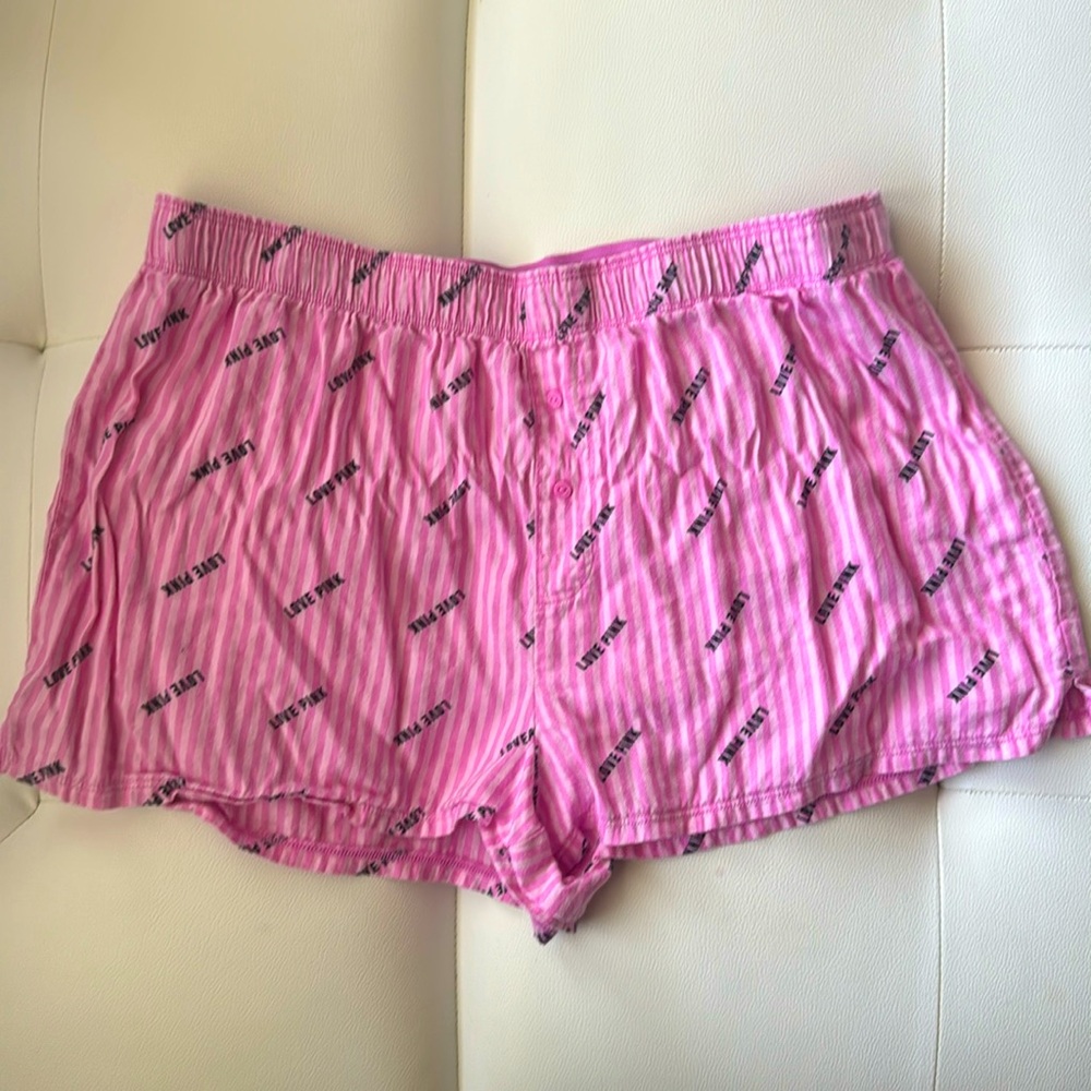 Pink Pajama Shorts